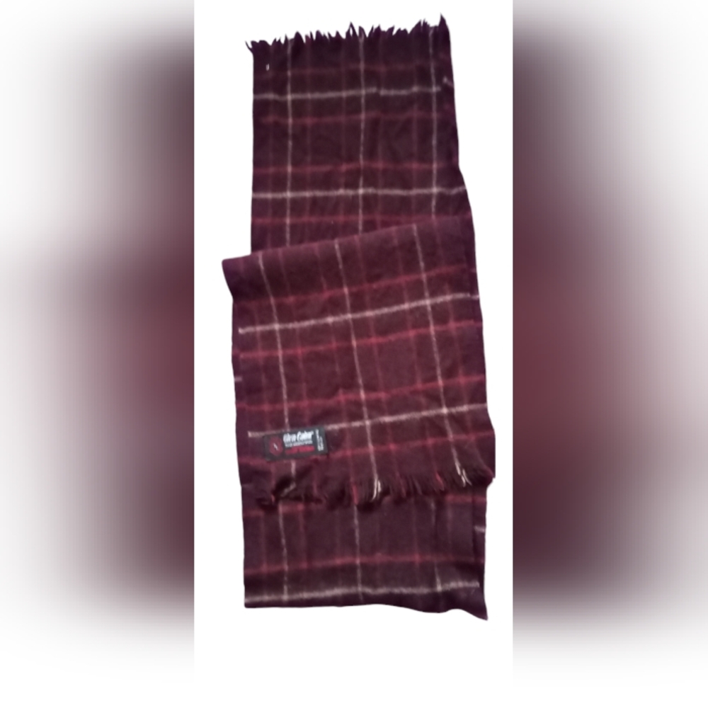 *RARE*!! Glen Cairn 100% Merino Wool Scarf Woven in Great Britain-Size: 45" Long